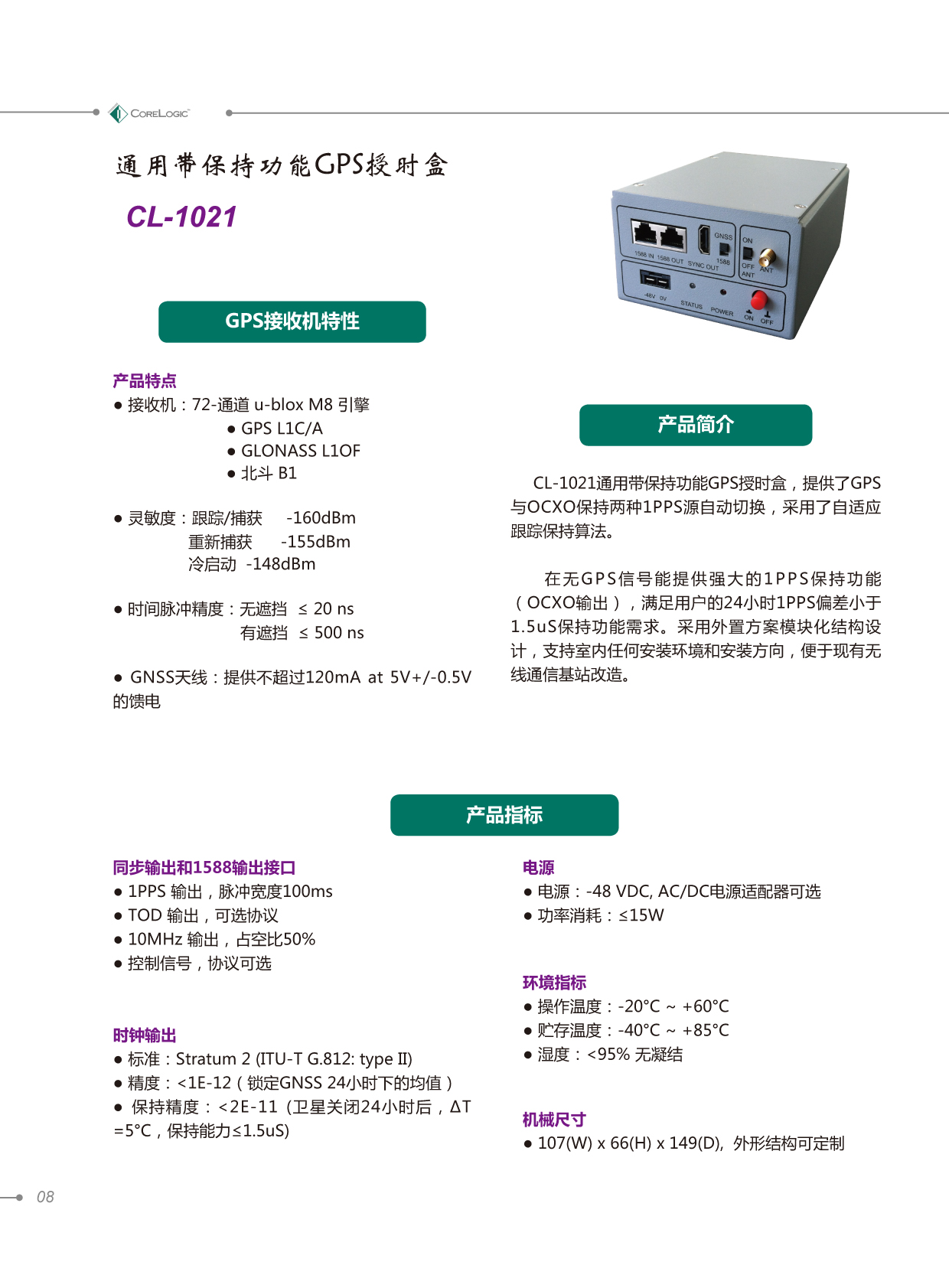 cl-1021産品詳情