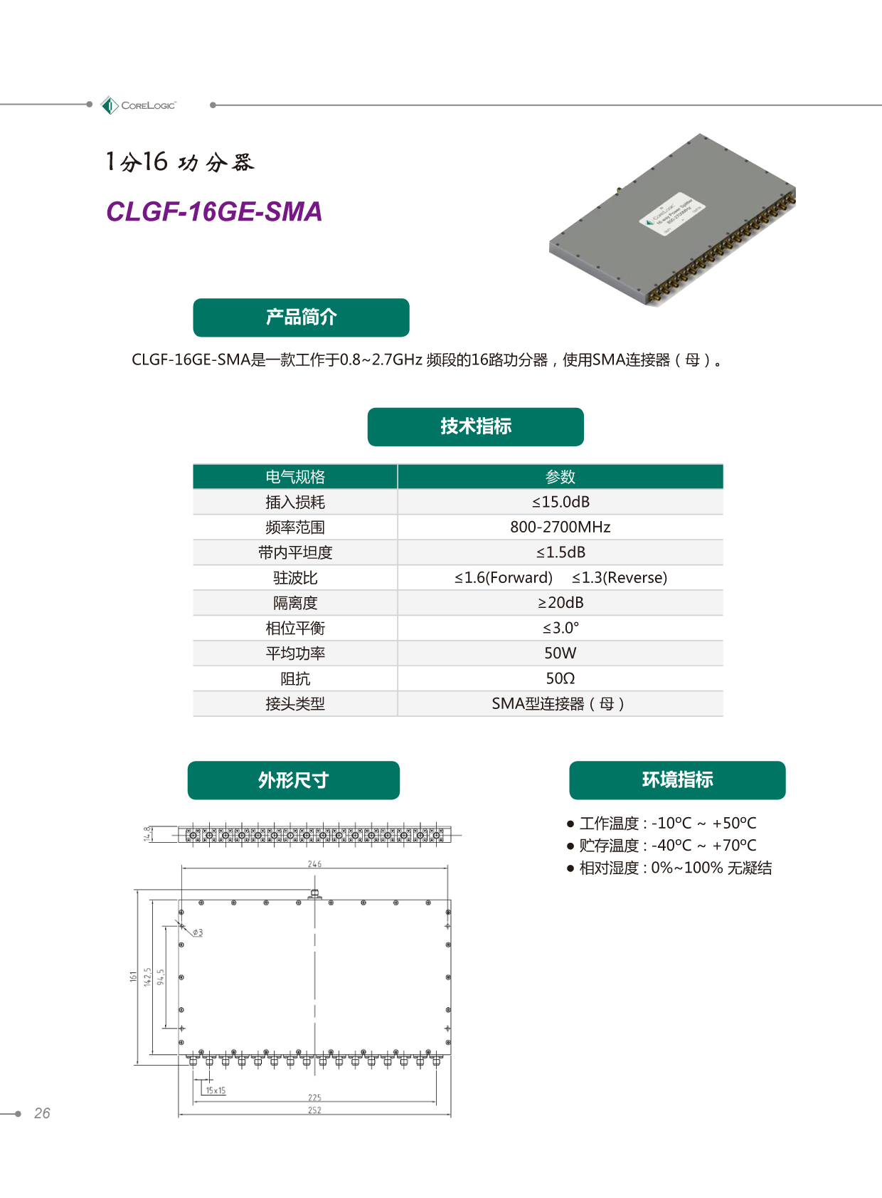 clgf-16ge-sma産品詳情